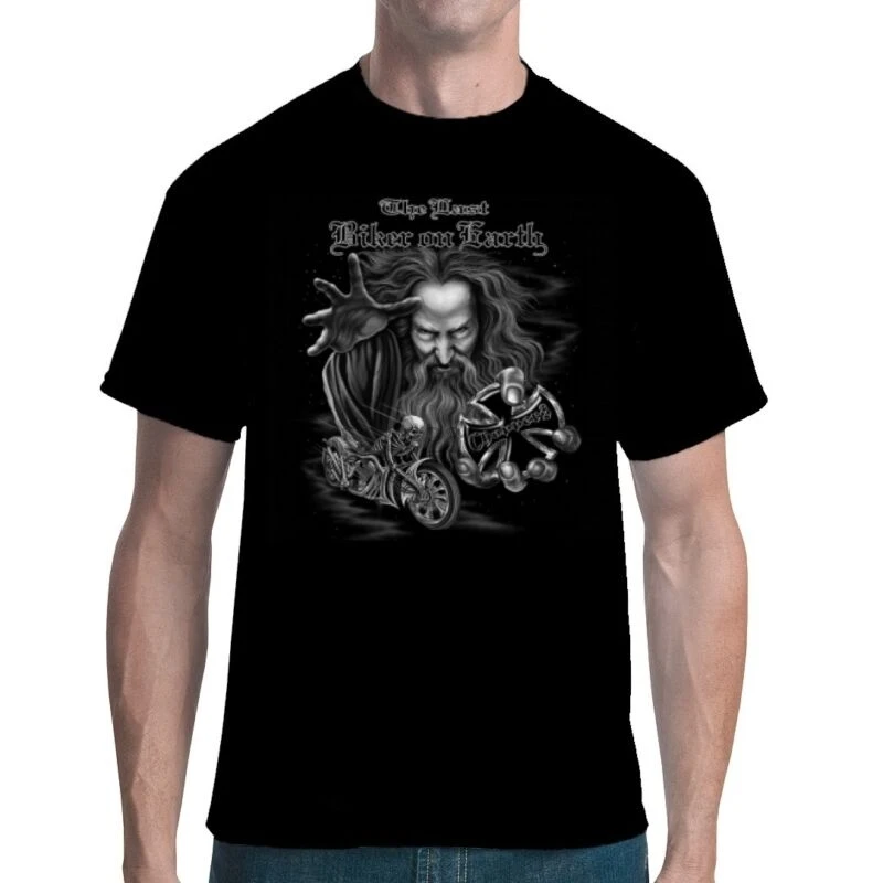 

Last Biker on Earth - Der letzte Biker Rocker Motorrad Chopper Shirt(1)