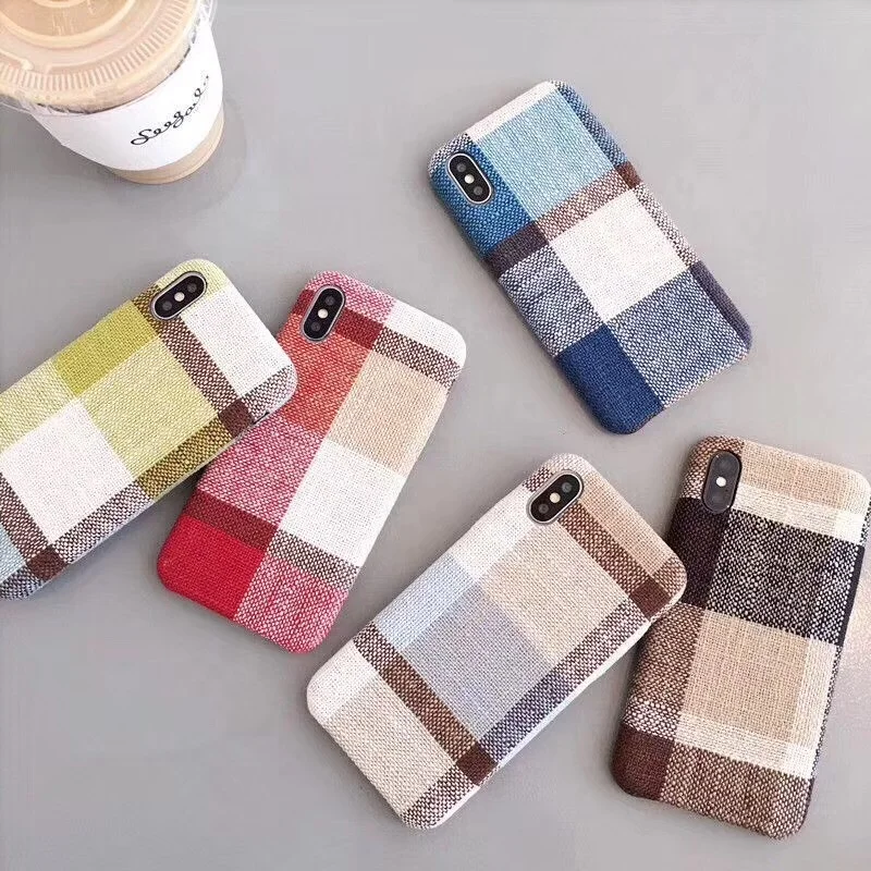 Ультратонкий Мягкий силиконовый чехол из ТПУ с тканевой текстурой для iPhone XS Max |