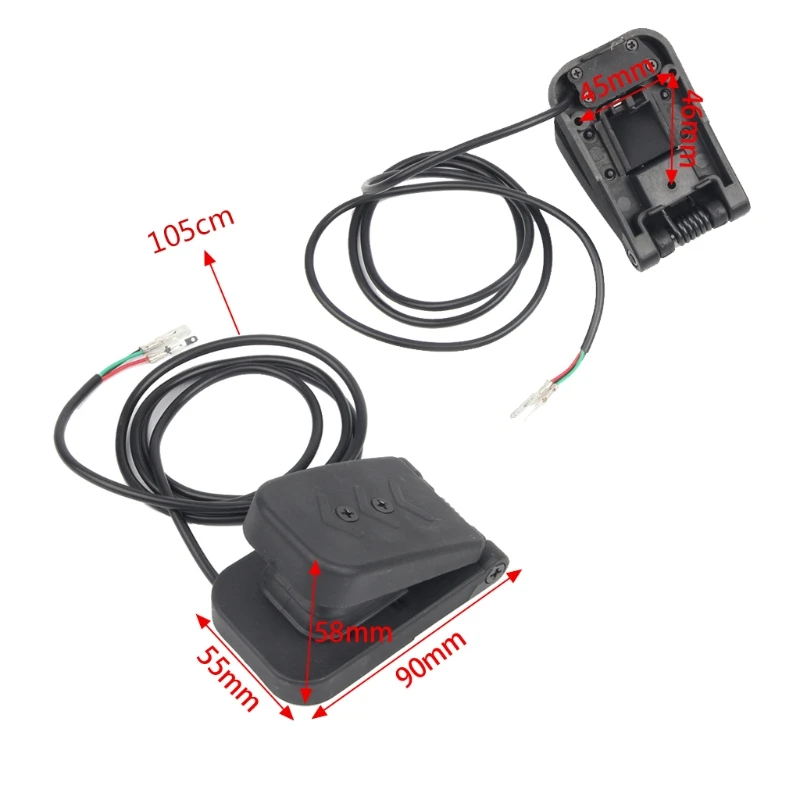 

NEW Electric Bike Black Plastic Scooter Quad Foot Throttle Accelerator