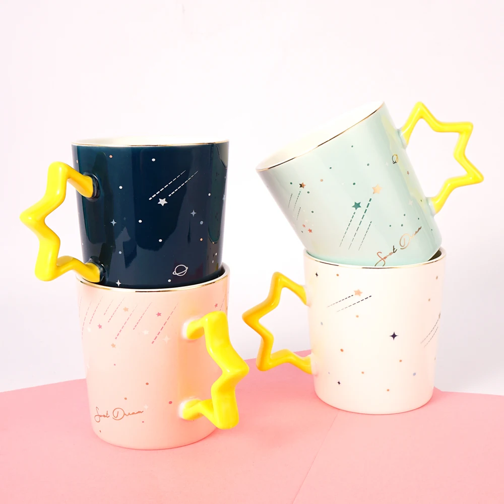 

Creative Starry Sky Ceramic Cup Home Decor Handmade Gifts Water Tea Coffee Juice Milk Cup Mug Teacup