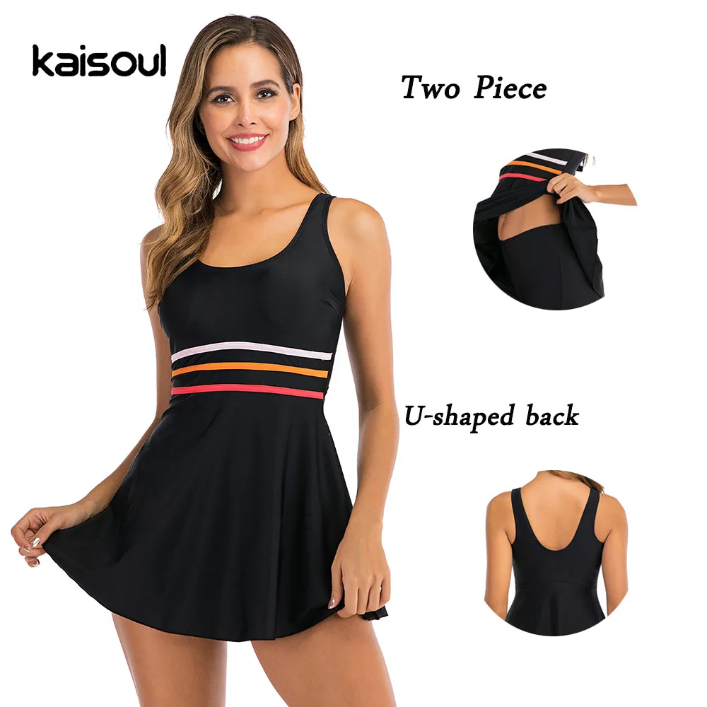 Новинка 2020 черный раздельный купальник для полных больших боксеров 5XL из двух