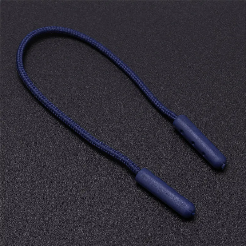 dark blue 50 шт. застежка-молния с струной литья под давлением застежка-молния шнур Замена застежки слайдер куртка рюкзак одежда чемодан - Цвет: dark blue
