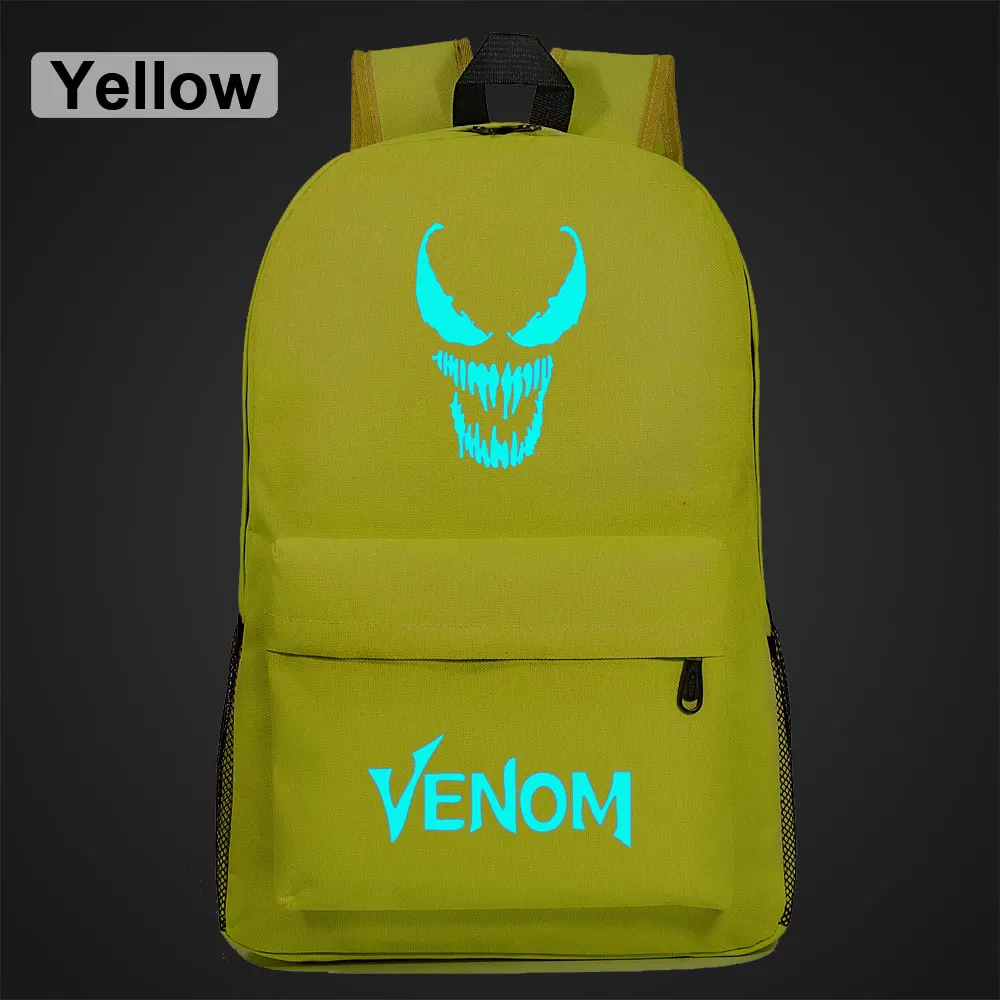 Светящийся Galaxy Venom для мальчиков и девочек, детская школьная сумка, женский рюкзак, подростковые школьные сумки, мужские рюкзаки - Цвет: AL35-15