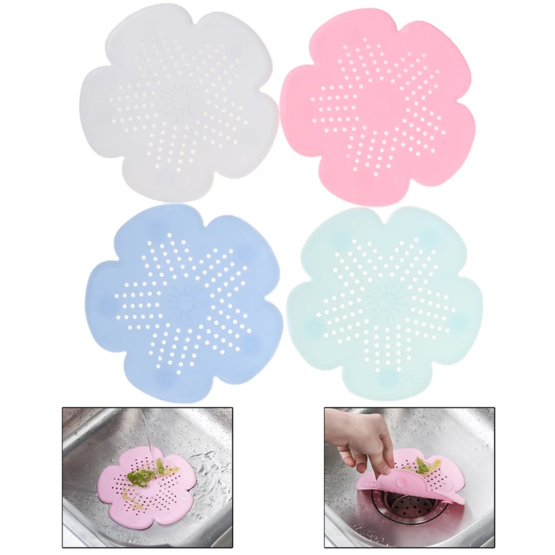 Силиконовые сетчатые кухонные Слив для раковины фильтр канализационных волос