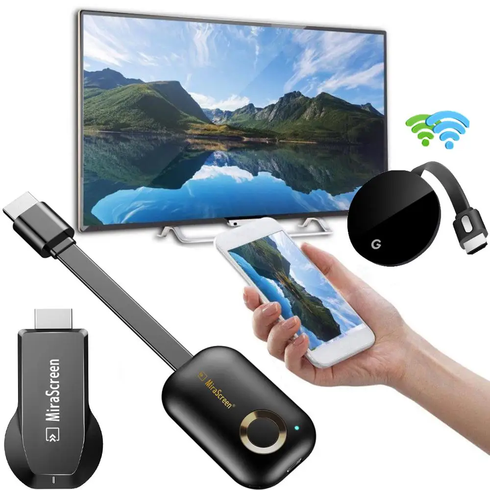 2 4G 5G 1080P беспроводной Wi Fi совместимому с HDMI дисплей адаптер экран зеркало литой ТВ