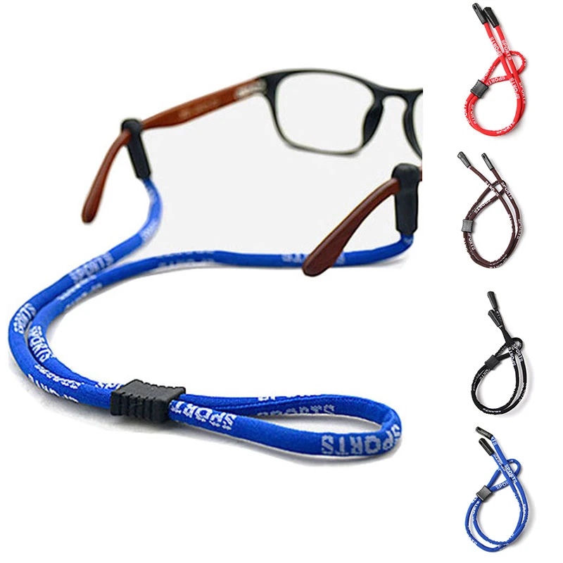 

New Outdoor Sports Letters Printed Glasses Rope Super Anti-slip Eyeglass Chain Neck Cord Strap Adjustable Eyewear Lanyards