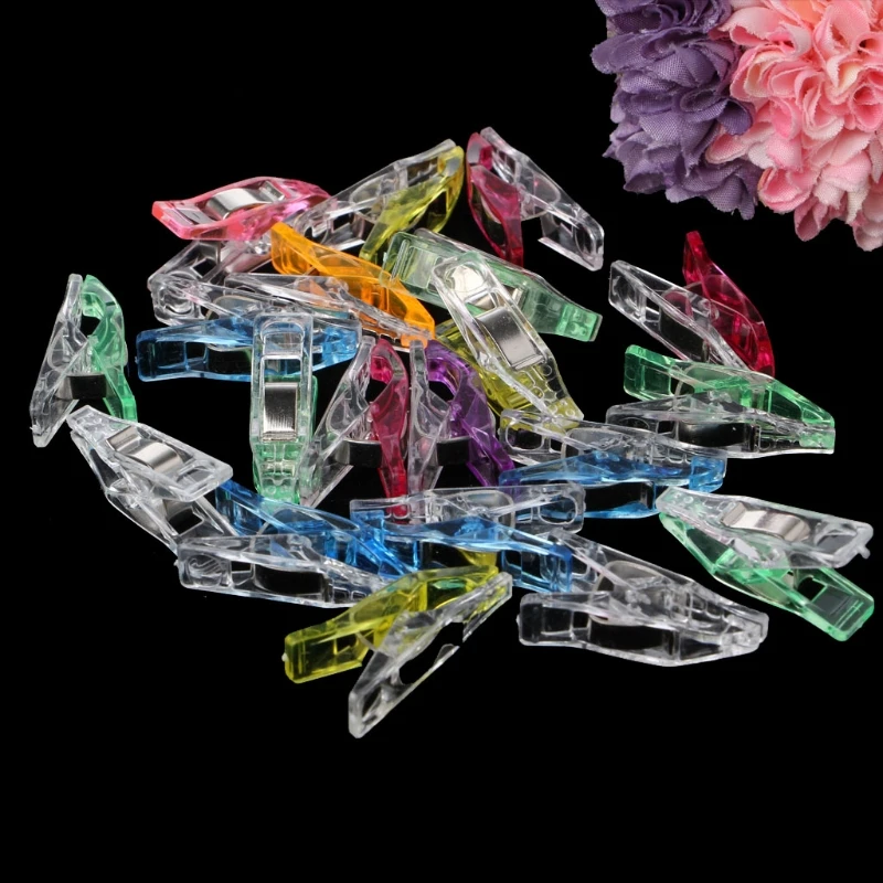 20 шт. ремесло швейный держатель фиксированные зажимы одежда квилтер прищепка