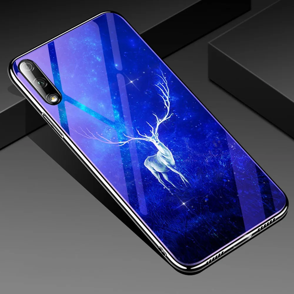 KISSCASE Новый живописи тушью чехол для телефона iPhone 7 8 X 6 6s плюс случаях синий свет