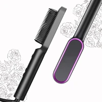 multifunctional hair straightener brush heated brushe ceramic anti scald hair straightening hot comb hair care fast heating