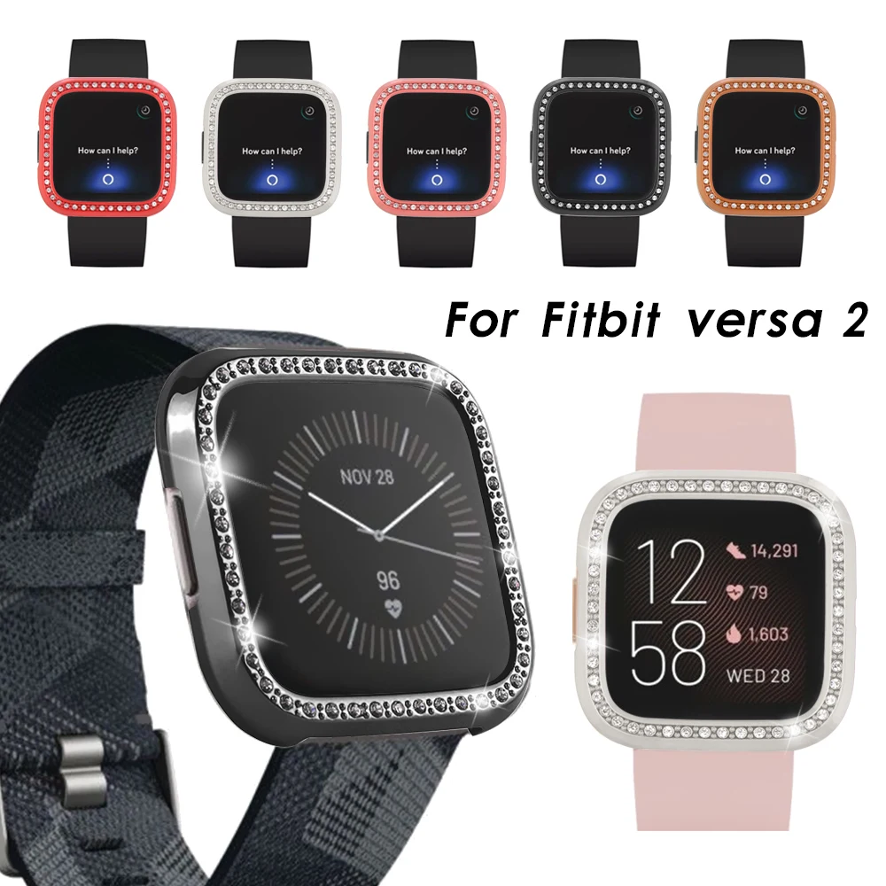 Защитный ударопрочный чехол для часов Fitbit Versa 2 из твердого поликарбоната с