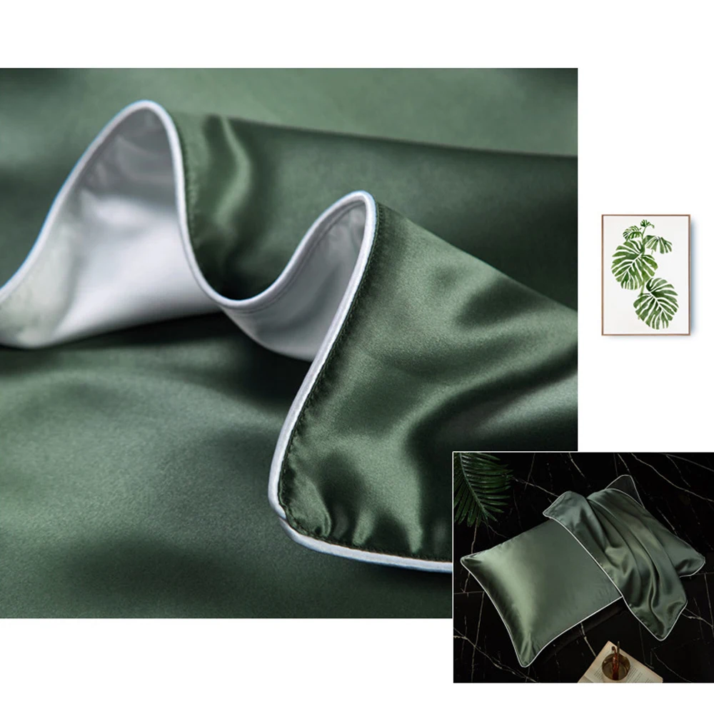 100% односторонняя наволочка из натурального шелка тутового шелкопряда для волос