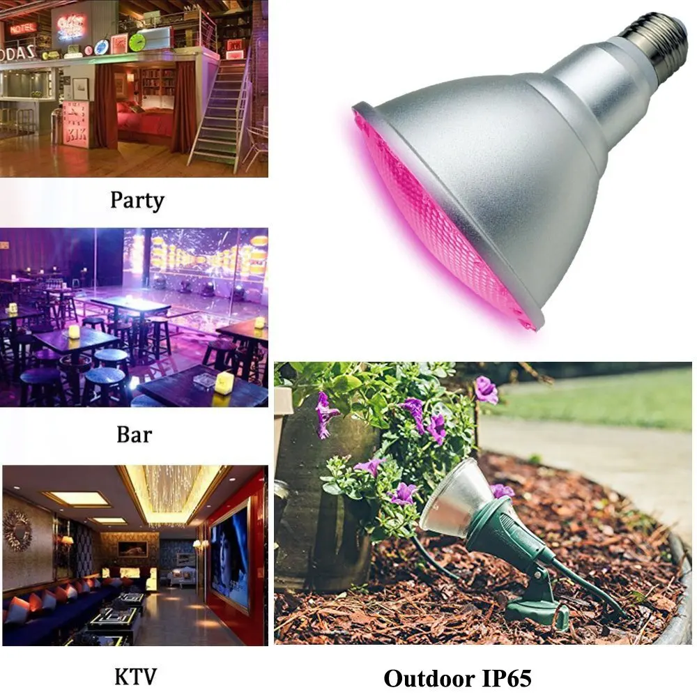 Светодиодный светильник RGB Par38 водонепроницаемый 20 Вт с дистанционным