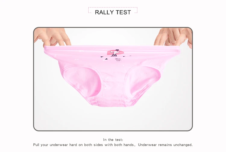 2 шт./лот Милое хлопковое нижнее белье для девочек с рисунком брифес Трусы синего