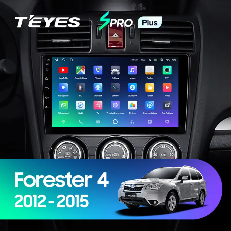 TEYES SPRO Plus Штатная магнитола For Субару Форестер 4 Subaru Forester SJ 2012 2015 Android 10 до 8 ЯДЕР +