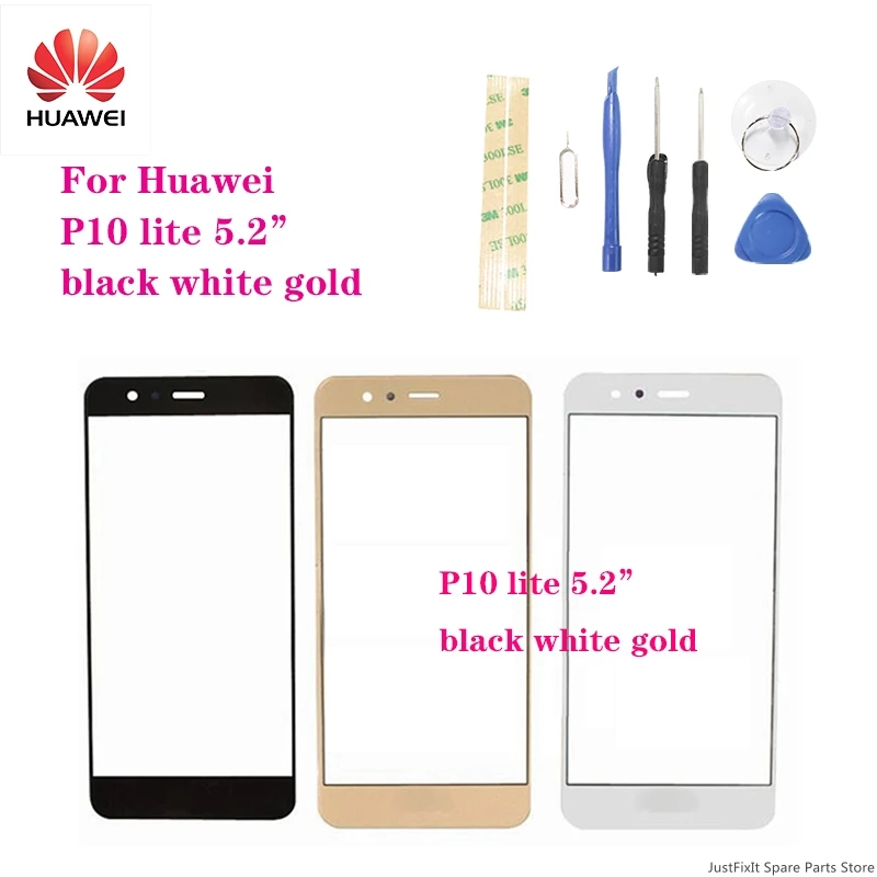 

Для Huawei P10 Lite сенсорный экран Сенсорная панель сенсор дигитайзер Переднее стекло внешнее ЖК-Объектив Замена с инструментами