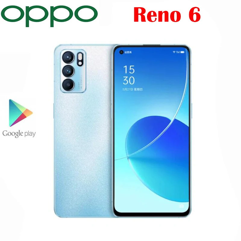 Новый оригинальный мобильный телефон OPPO Reno 6 5G 43 дюйма Восьмиядерный процессор MTK