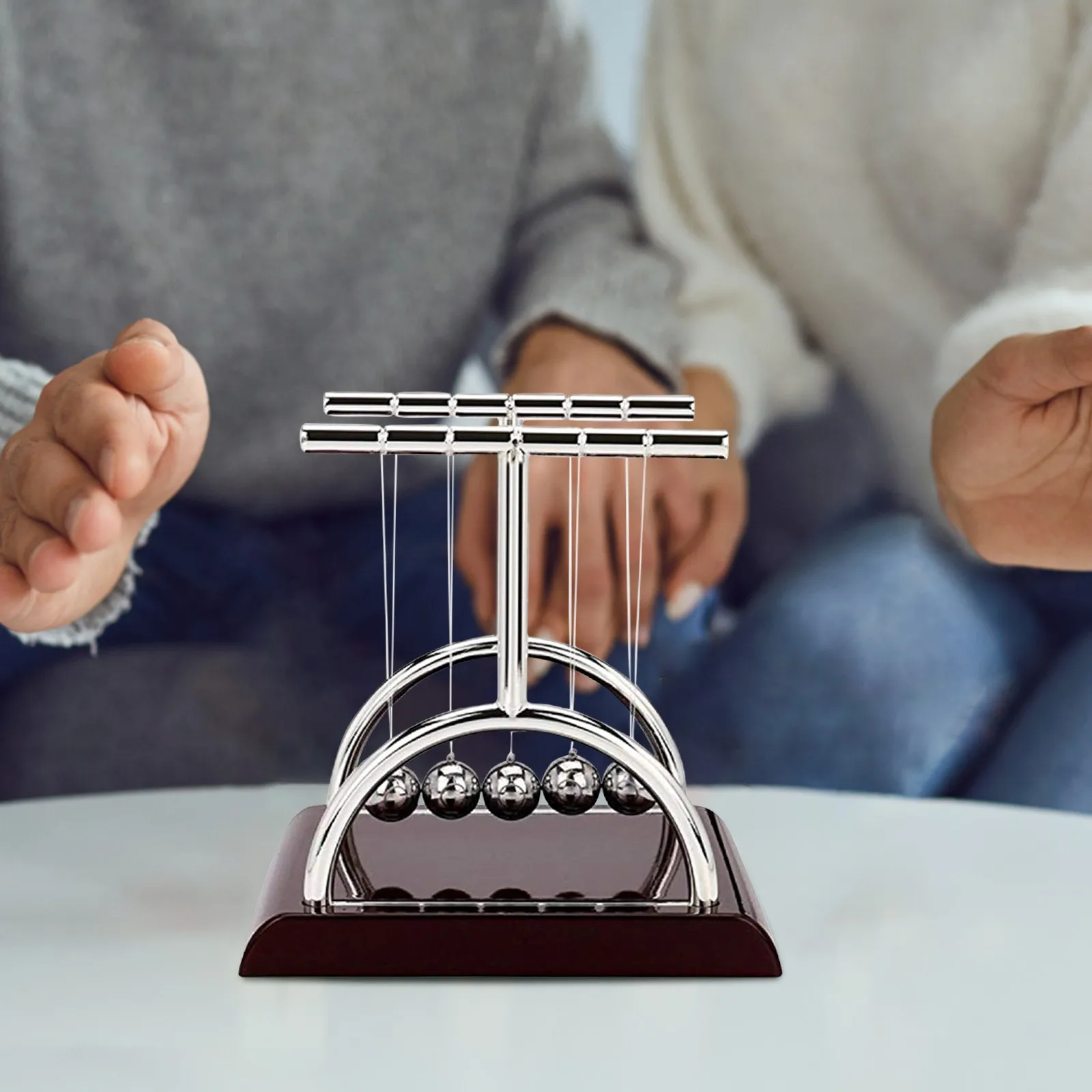 

Колыбель Newtons стальной Балансирующий шар забавная физика научное развитие обучающая настольная игрушка детский подарок на день рождения Р...