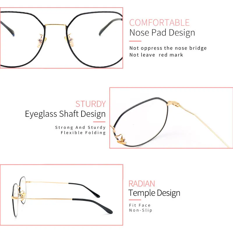 

KANDREA 2021 Retro Anti Blue Ray Glasses Square Optical Eyeglasses Frames Women Design Fashion Large Frame Prescription Eyewear