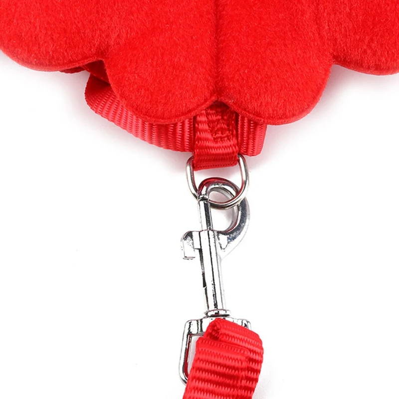 

Cute Solid Color Mini Nylon Pet Harness Creative Angel Wings Chest Strap Small Dog Cat Lead Leash Necklace Strap Pet Dog Leash