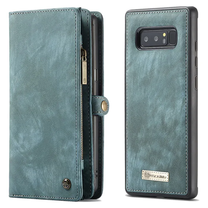 Зеленый Кожаный чехол-бумажник для samsung Note 10, 8, 9, S10, S9, S8 Plus, S7 Edge, откидная крышка для iPhone 11 Pro, XS Max, XR, X, 7, 8, 6, 6S Plus, чехол s - Цвет: Зеленый