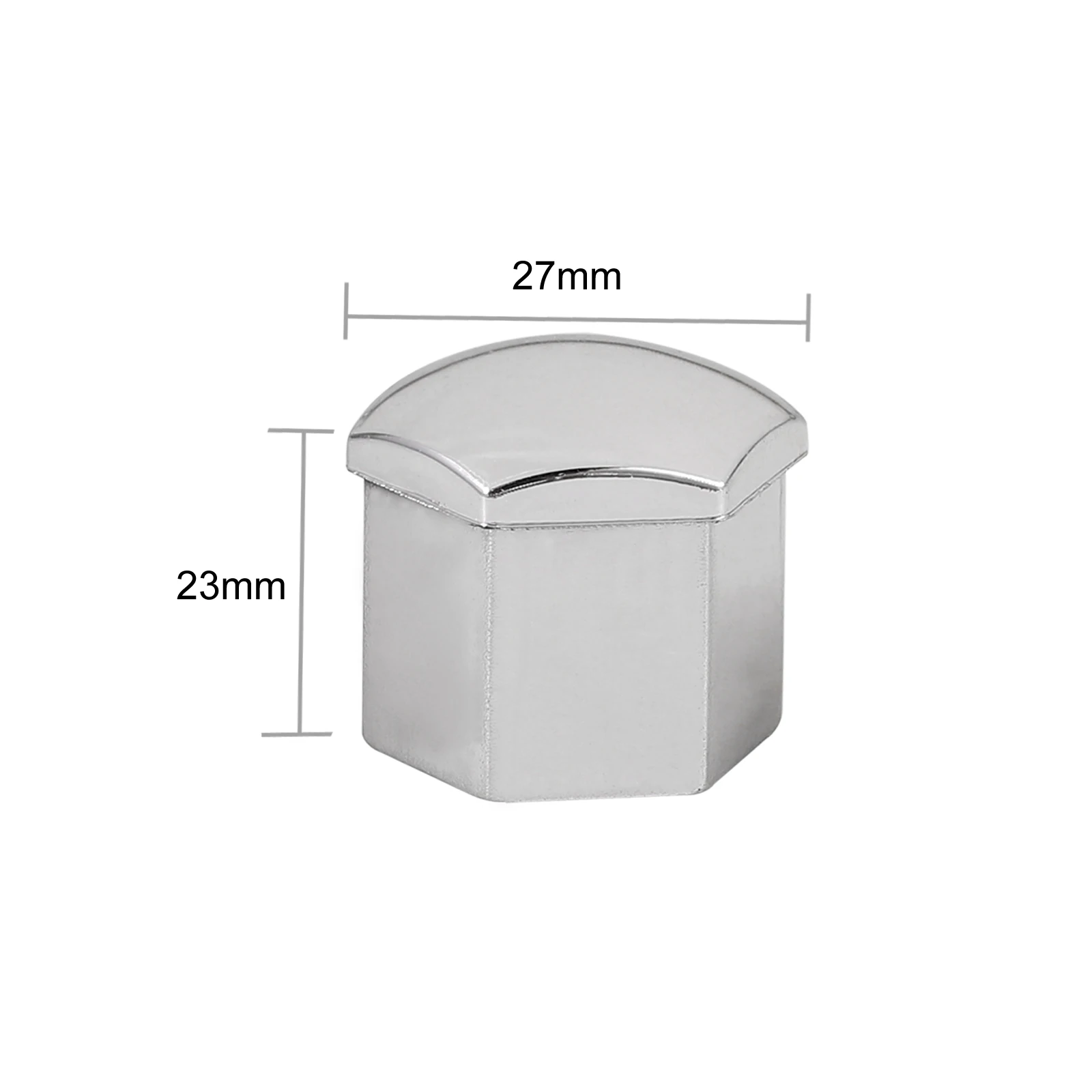 Авторозетка для 20 шт. колпачок с гайкой 17 мм 19 Серебристые колпачки на болты из