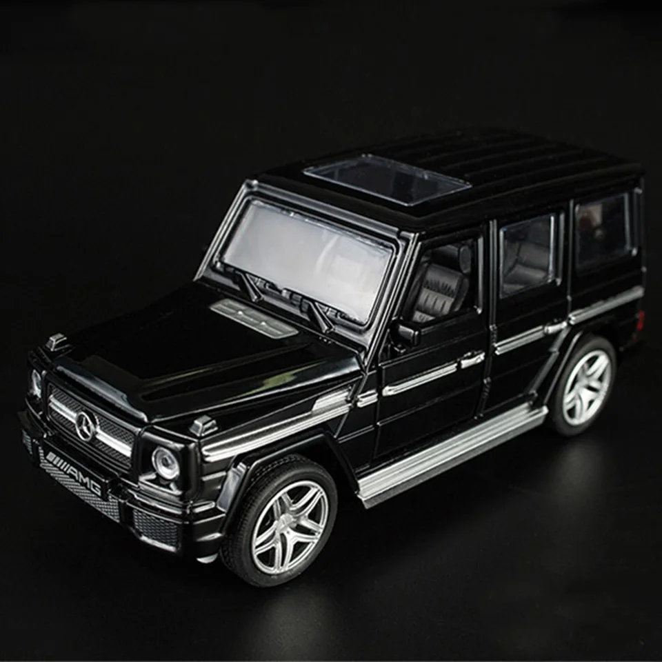 Горячая литая модель автомобиля G65 SUV 1:32, детские металлические игрушки, колеса, спортивный автомобиль, оттягивающийся, мигающий, для детей, на день рождения, рождественские подарки
