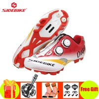 sidebike cycling shoes mtb pedals sapatilha ciclismo self locking breathable mountain bike sneakers athletic mtb bicycle shoes