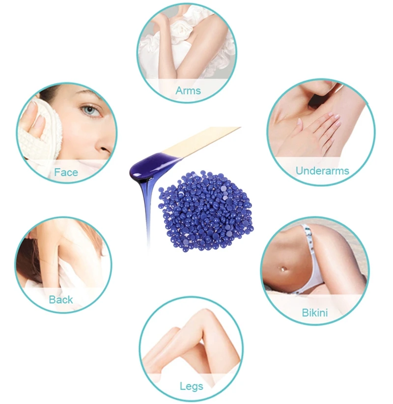 Твердый воск в гранулах для удаления волос без полосок 100 г | Красота и здоровье