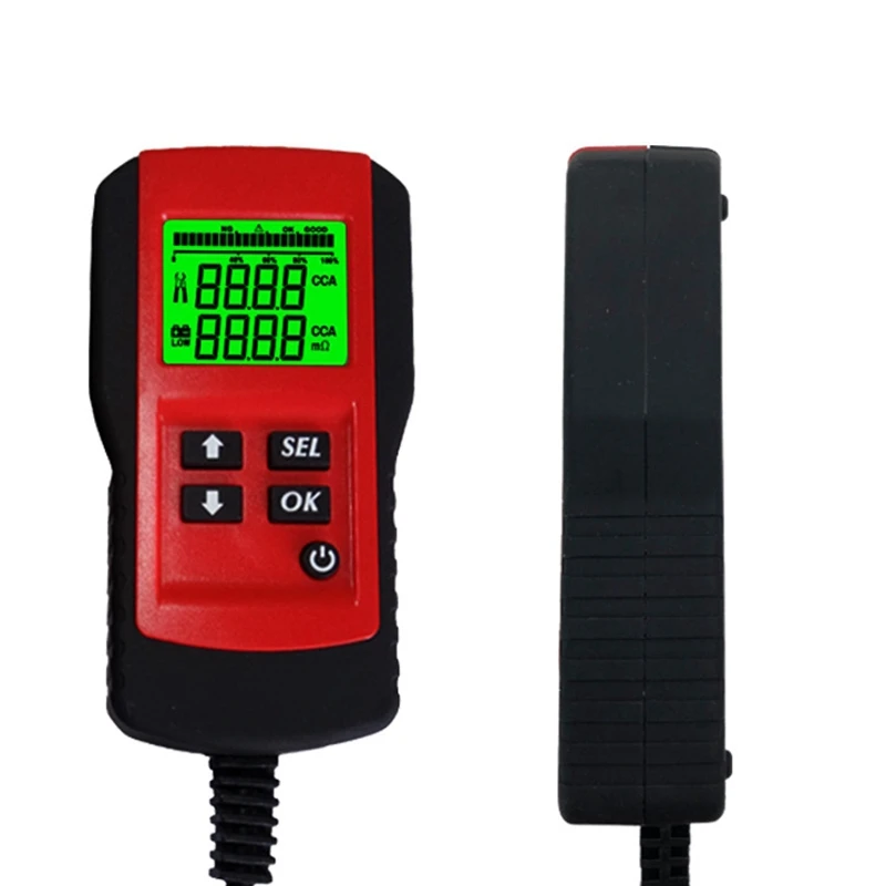 AE300 12V LCD цифровой автомобильный аккумулятор тестер Система анализатор