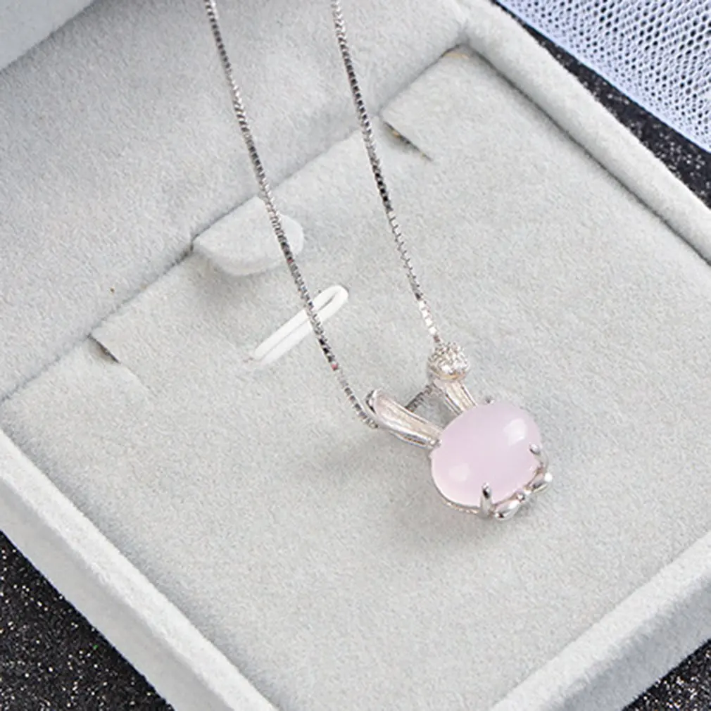 Креативное ожерелье с подвеской в виде милого кролика мультяшный модный подарок