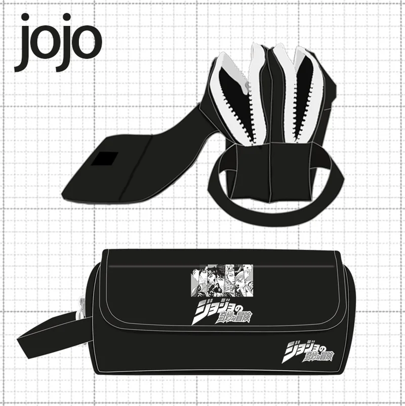 

Чехол для карандашей и ручек для косплея аниме JoJo's Bizarre Adventure Star Platinum Kujo Jotaro, школьные принадлежности, косметичка, подарки