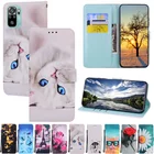 Чехол-книжка с бумажником для Xiaomi Mi 10T Pro 11 Lite 11i Poco M3 X3 Pro Redmi Note 9 9S 10 9T 8 8T Pro 8A 9A 9AT 9C NFC