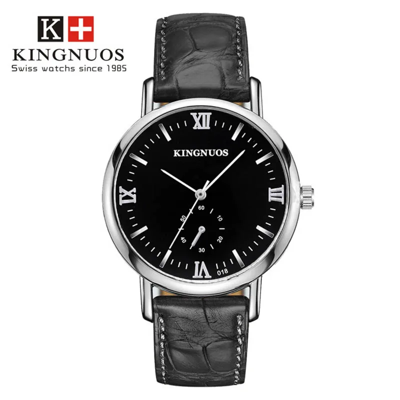 KINGNUOS Роскошный топ бренд высокого класса модные мужские и женские часы римские
