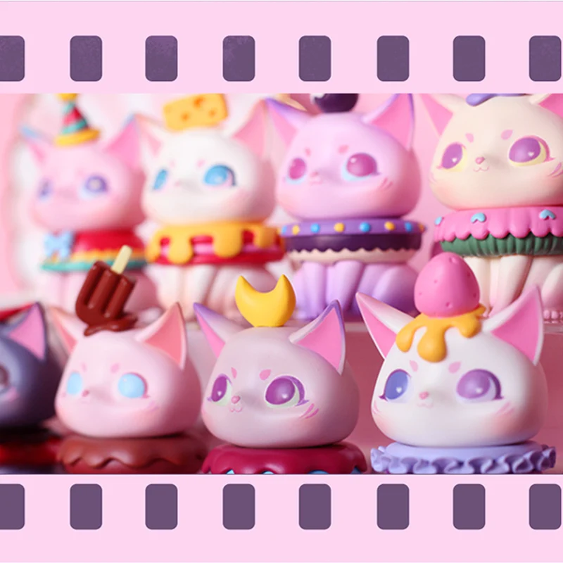 Игрушечные фигурки серии Mio Teatime кошка мультяшная глухая коробка Случайная