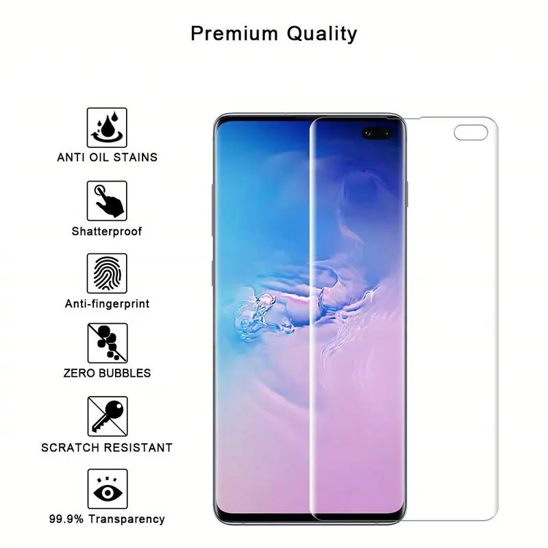 3D полное покрытие Гибкая ТПУ пленка для samsung Note 10 Plus защита экрана samsung Galaxy S10 HD Прозрачная для samsung Note 10 10