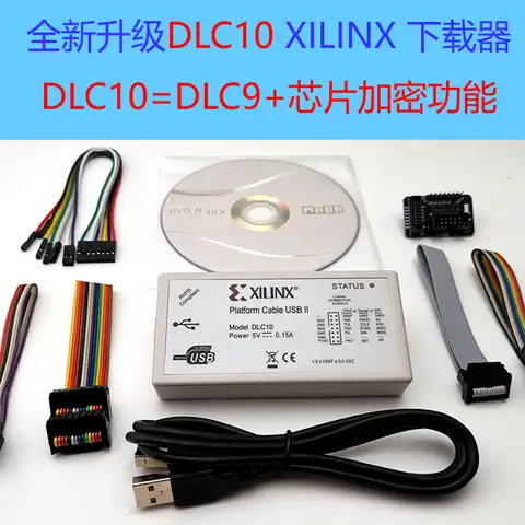 Обновленная версия платформенного кабеля DLC10 Xilinx, USB-кабель для загрузки, программатор Jtag для FPGA CPLD CY7C68013A, замена DLC9LP