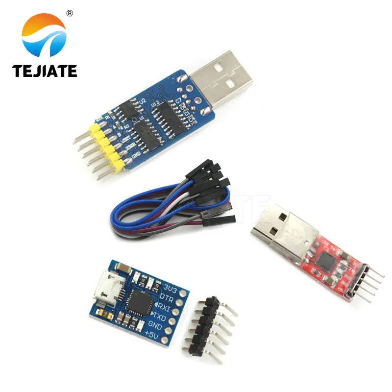 CP2102 USB 2 0 к UART TTL 5 контактный разъем модуля последовательный преобразователь STC