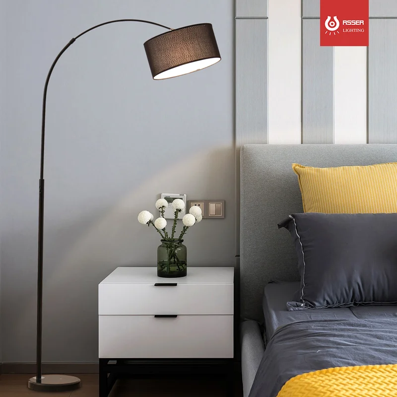 

Black White Floor Lamp Modern Nordic Big Sale Floor Lamps Standing Lamp Simple Corner Standing Lamp Corner Light Apartment Lamp