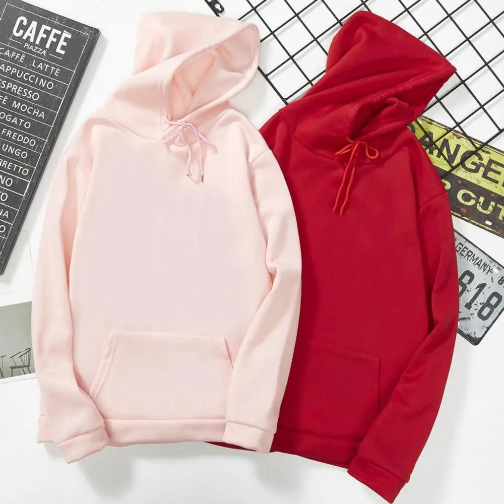 Повседневная Толстовка в стиле хип-хоп розовый черный серый синий пуловер для