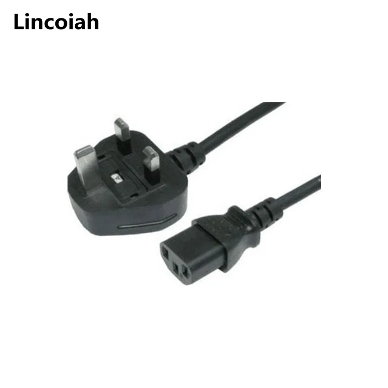 Штепсельная Вилка стандарта Великобритании кабель питания 1 8 м 6 футов основной