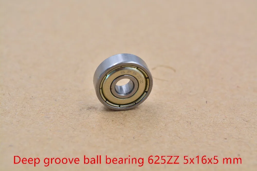 

5mm bearing F625ZZ 625-2RS 625ZZ 5mmx16mmx5mm miniature double sealing cover deep groove ball 1pcs