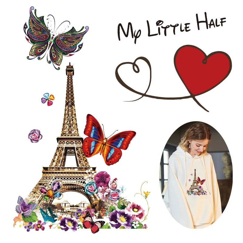 Милые красивые нашивки футболки платья свитер моющиеся Аппликации термопечать