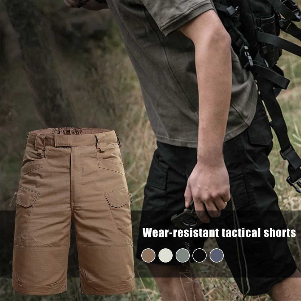 

Men Relaxed-Fit Work Short Multi-pocket Outdoor Daily Sport Casual Cargo Shorts Comfortable Breathable New