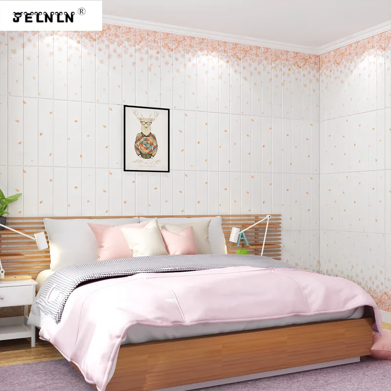 Самоклеящиеся обои 3d настенные наклейки фон для спальни водонепроницаемые