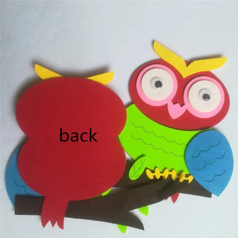 Войлочный Набор для творчества сова детская комната учебные инструменты товары