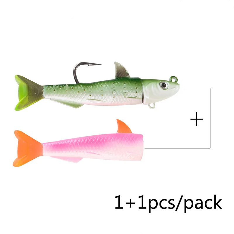 Ardea 10g/25g/45g 55/75/110mm easy shiner fishing lure soft lead jig bait bass pike leurre souple Black Minnow jigging | Спорт и