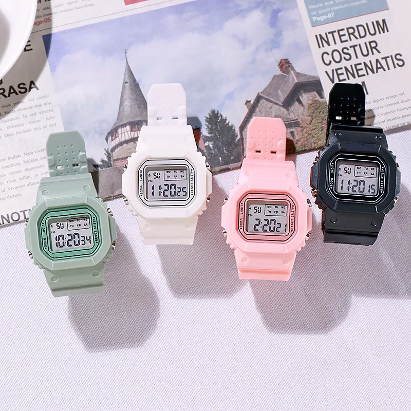 2022 Fashion Silicone Jelly Women Watches Waterproof Sport Watch For Women Men Reloj Digital Mujer Relogio Feminino Ladies Clock sport digital women s watch men square led watch silicone electronic ladies watches girls clock relogio feminino digital reloj