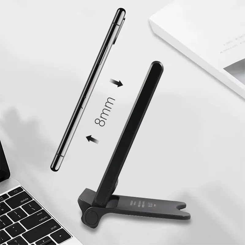 Складная 10 Вт Беспроводная подставка для зарядного устройства iPhone X XR XS 8 зарядка