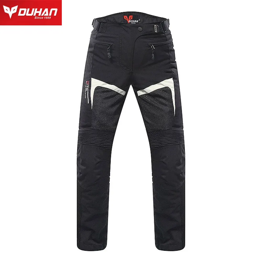 Enlarge Motorcycle Long Pants Motocycling Trousers Protective Gear Shockproof Knee Motorbike Clothing Women Men Summer Riding Pants