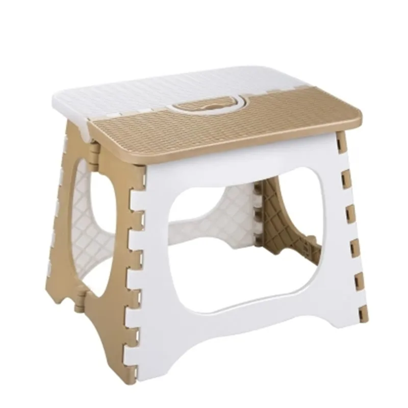 Модный плотный пластиковый складной небольшой стул, портативный складной стул, маленькое детское сиденье, домашняя маленькая скамья для вз... от AliExpress WW